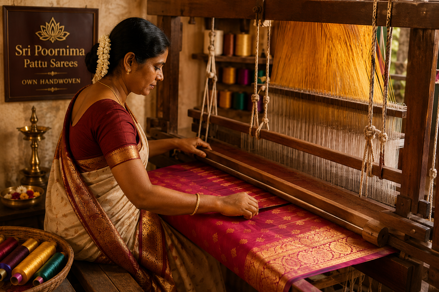 Sri Poornima Pattu Sarees