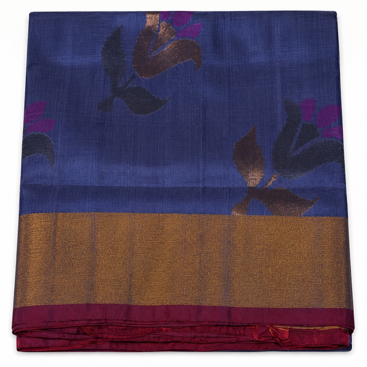 Uppada Jamdani Pure Pattu Saree